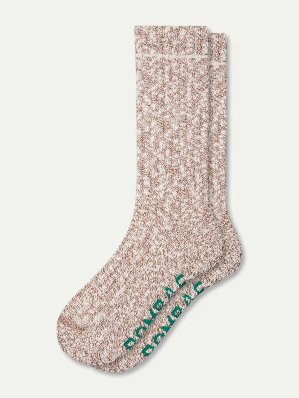 Bombas Women's Chunky Ragg Calf Socks Marled Dusted Cocoa Size S